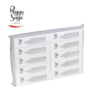 10 PZ BLOCCO POMICE BIANCO PER UNGHIE MATTONCINO BUFFER PREPARAZIONE SMALTO