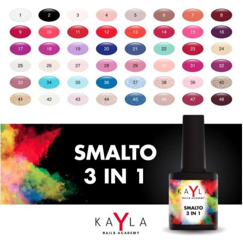 One Step 3 in 1 Smalto Gel Semipermanente 7 ml TPO Free Kayla