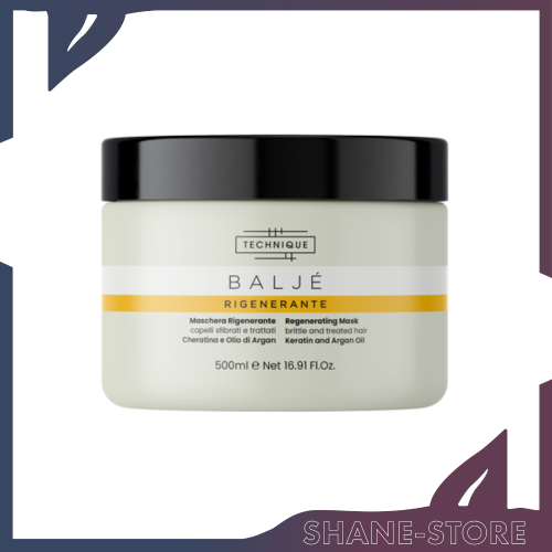 BALJE Maschera Rigenerante 500 ml Cheratina e Olio di Argan Technique