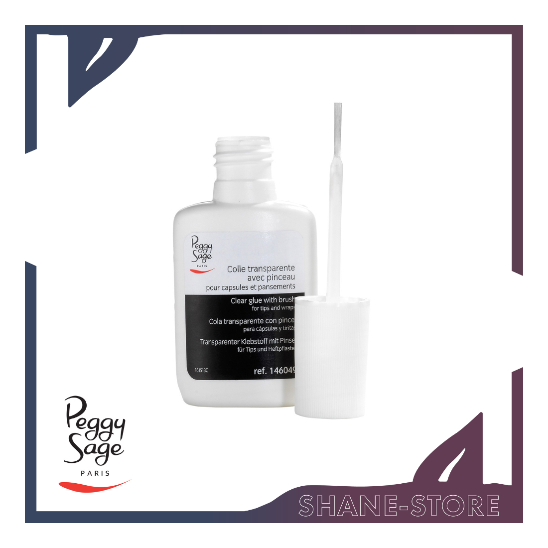 Colla Per Unghie Trasparente Con Pennello 14g Peggy Sage