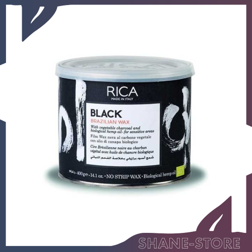 Black Cera Depilatoria Liposolubile Carbone Vegatale 400 ml Rica