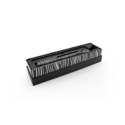 C-Style Titanium Silver Zebra Piastra per...