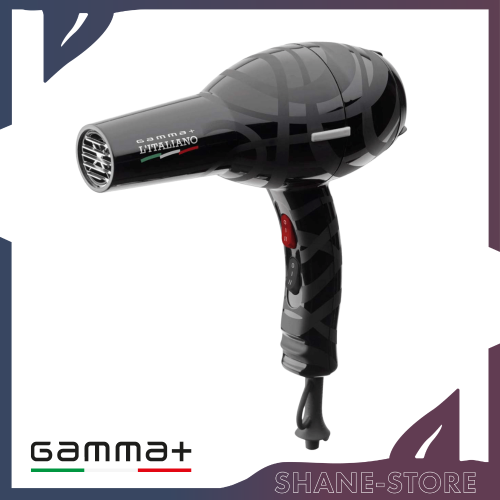 L'Italiano Asciugacapelli Phon 2000w Black Gamma Più