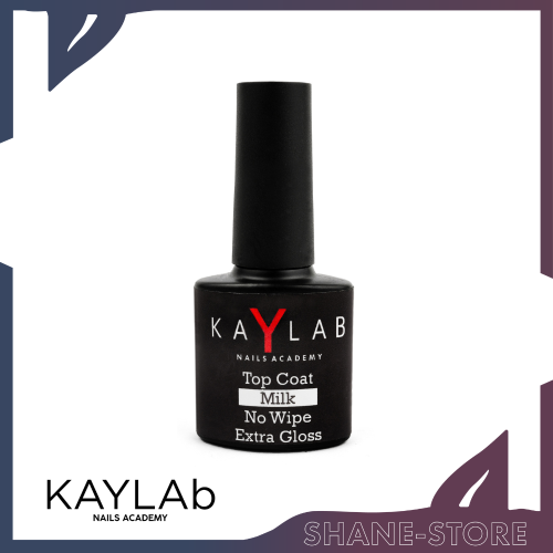 Top Coat Milk Extra Gloss No Wipe 7 ml Uv/Led Kayla