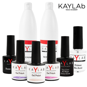 Kit Smalto Gel Semipermanente Unghie Kaylab Kayla