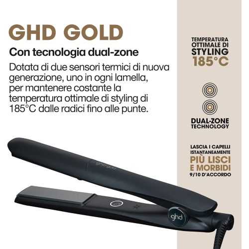 Gold Styler 2025 Black Piastra con Garanzia...