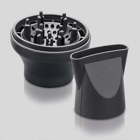 E-TC Mini Phon da Viaggio Black Asciugacapelli Gamma Più