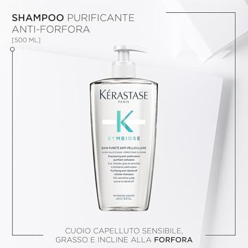 Bain Pureté Anti-Pelliculaire 500 ml Shampoo...