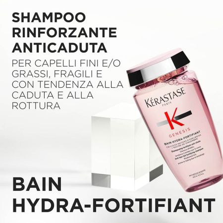 Genesis Bain Hydra-Fortifiant 500 ml Shampoo Anticaduta Kérastase