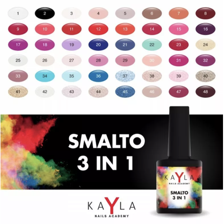 One Step 3 in 1 Smalto Gel Semipermanente 7 ml TPO Free Kaylab Kayla