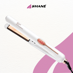 Gold Straightner Titanium Infrared 230° Styler Piastra...