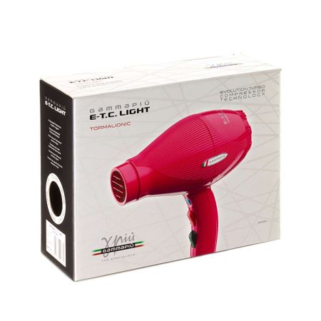 E-T.C. Light Asciugacapelli Compatto Black 2100w Gamma Più +