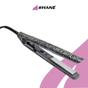 C1 Silver Zebra Titanium Piastra per Capelli...