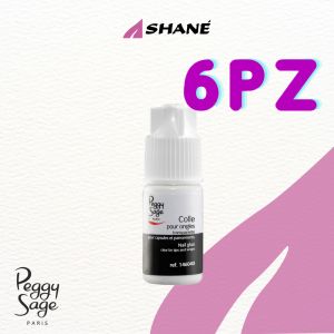 6pz Colla Per Unghie Trasparente 3g Peggy Sage
